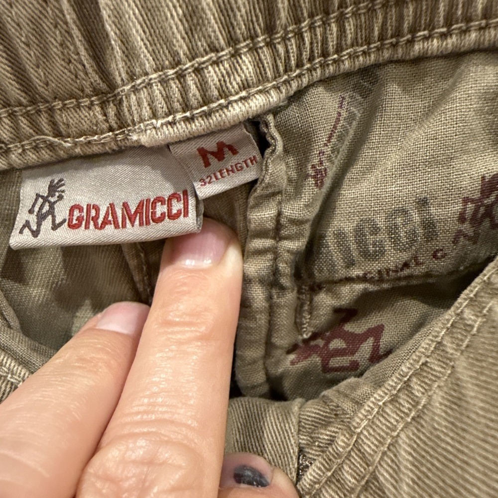 Gramicci Vintage G Series Pant Men Medium Length32 Khaki Belt Gorpcore Outdoor - Picture 6 of 12